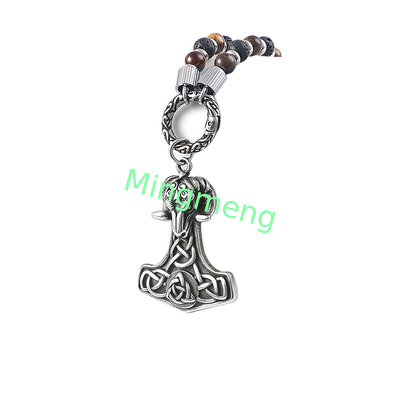 Halloween Punk Ram Casting Pendente di moda di tendenza Collare a perline esplosivo
