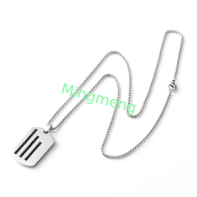 Personalizzato, alla moda, accessori semplici, ciondolo di alta gamma in acciaio inossidabile, collana da uomo, accessori romantici, alla moda, creativi