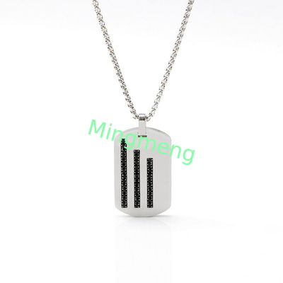 Personalizzato, alla moda, accessori semplici, ciondolo di alta gamma in acciaio inossidabile, collana da uomo, accessori romantici, alla moda, creativi