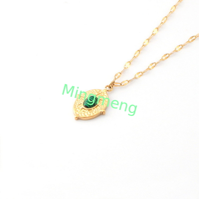 Di design di fascia alta versatile nuova collana verde pavone trendy ciondolo di moda